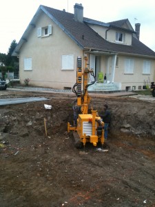 forage micropieux pour construction d'une villa val d'oise