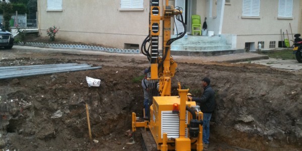 forage micropieux pour construction d'une villa val d'oise